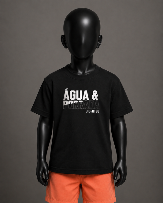 Camiseta oversized masculina Agua e Porrada KIDs — vista de frente