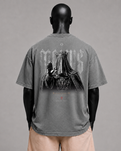 Camiseta oversized masculina Balduíno IV MOTUS — detalhe 1