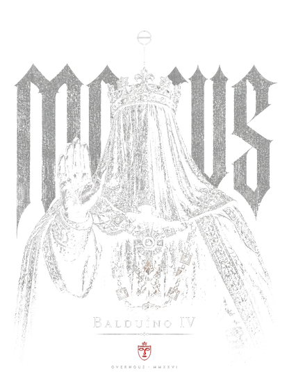 Camiseta oversized masculina Balduíno IV MOTUS — detalhe 7