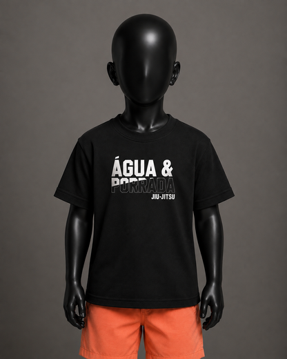 Camiseta oversized masculina Agua e Porrada KIDs — vista de frente