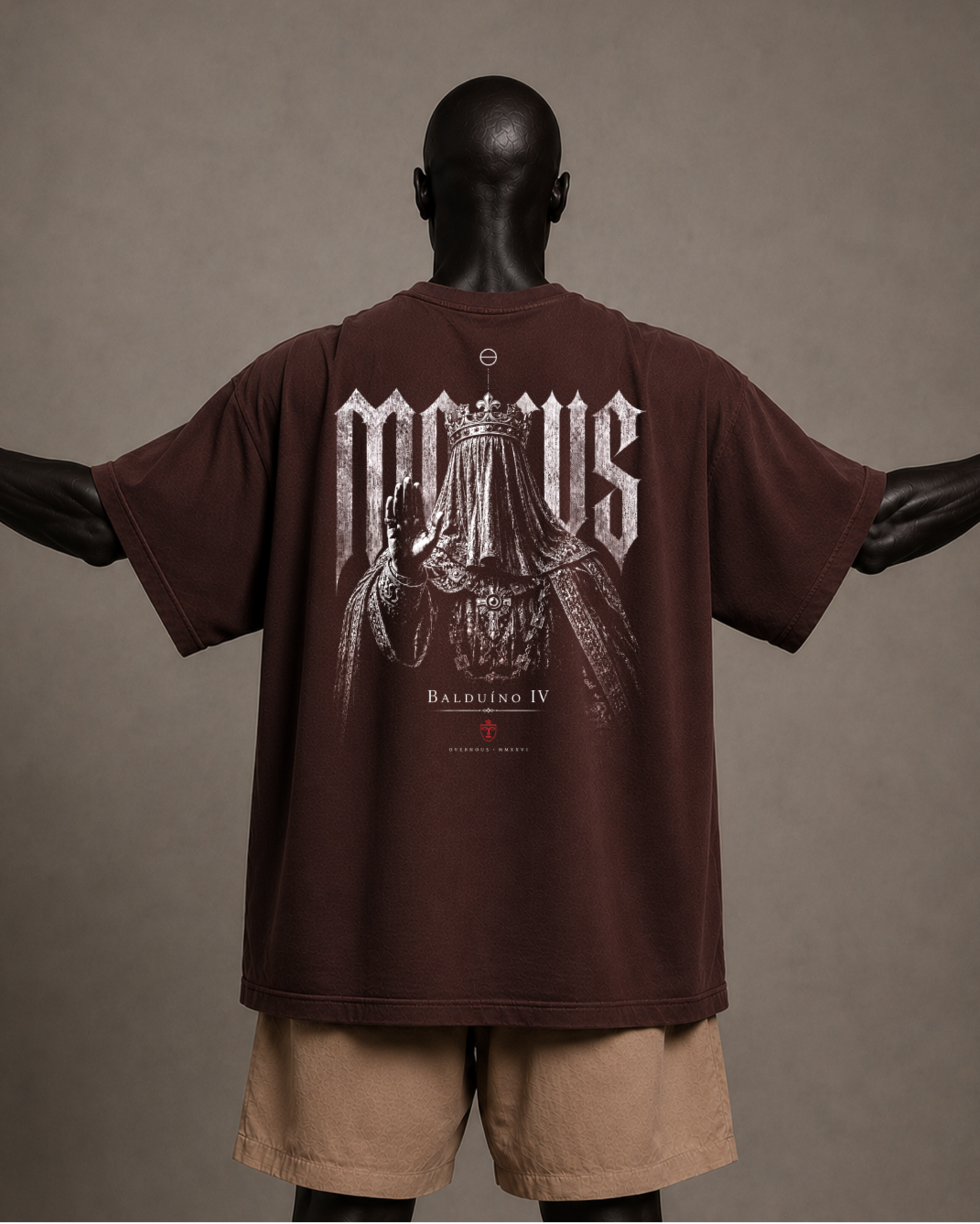 Camiseta Oversized Masculina Balduíno IV — MOTUS