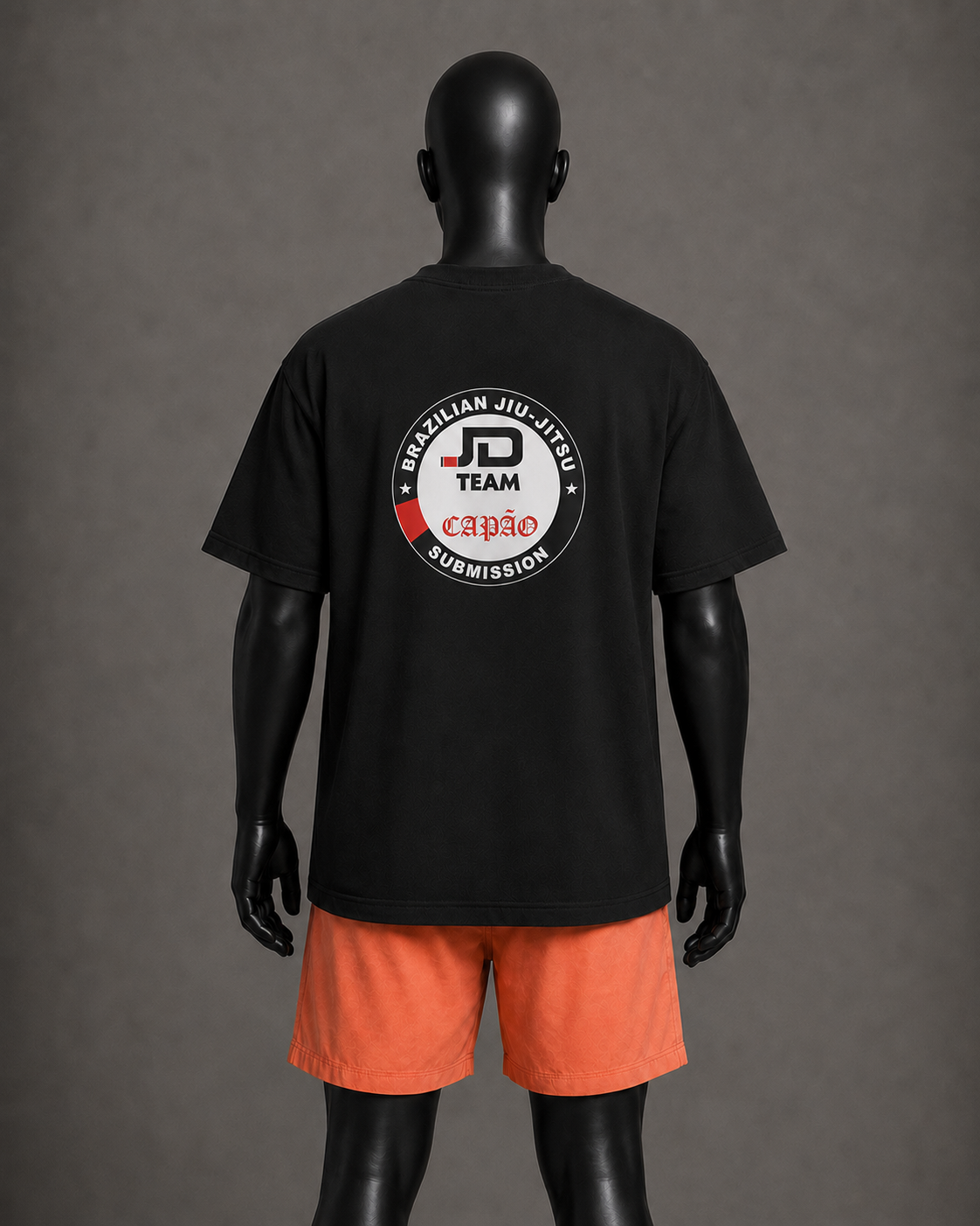 Camiseta oversized masculina Agua e Porrada Adulto — detalhe 1